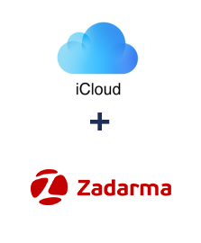 iCloud ve Zadarma entegrasyonu