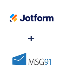 Jotform ve MSG91 entegrasyonu