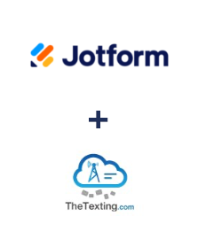 Jotform ve TheTexting entegrasyonu