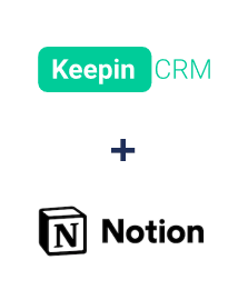 KeepinCRM ve Notion entegrasyonu