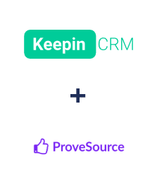 KeepinCRM ve ProveSource entegrasyonu