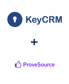 KeyCRM ve ProveSource entegrasyonu