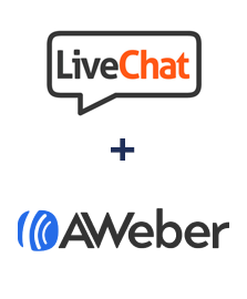 LiveChat ve AWeber entegrasyonu
