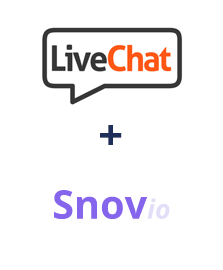 LiveChat ve Snovio entegrasyonu