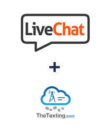 LiveChat ve TheTexting entegrasyonu