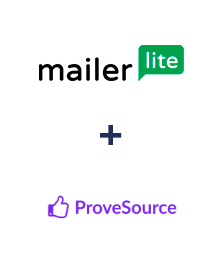 MailerLite ve ProveSource entegrasyonu