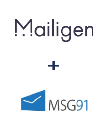 Mailigen ve MSG91 entegrasyonu