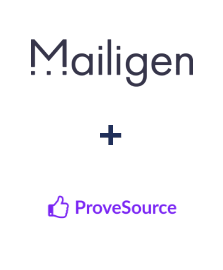 Mailigen ve ProveSource entegrasyonu