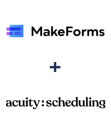 MakeForms ve Acuity Scheduling entegrasyonu