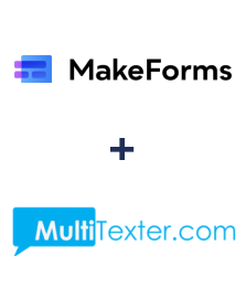 MakeForms ve Multitexter entegrasyonu