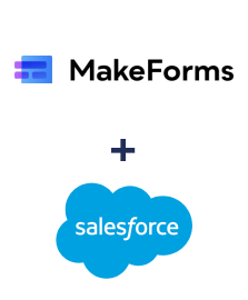 MakeForms ve Salesforce CRM entegrasyonu