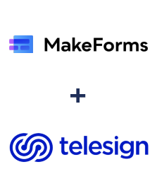 MakeForms ve Telesign entegrasyonu
