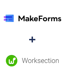 MakeForms ve Worksection entegrasyonu