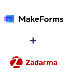 MakeForms ve Zadarma entegrasyonu
