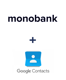 Monobank ve Google Contacts entegrasyonu
