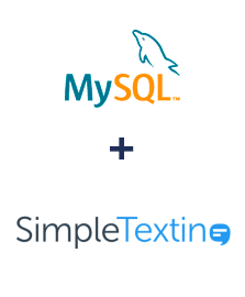MySQL ve SimpleTexting entegrasyonu