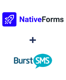 NativeForms ve Burst SMS entegrasyonu