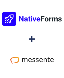 NativeForms ve Messente entegrasyonu