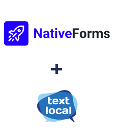 NativeForms ve Textlocal entegrasyonu
