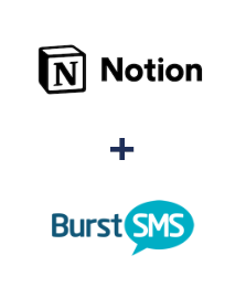 Notion ve Burst SMS entegrasyonu