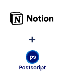Notion ve Postscript entegrasyonu
