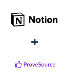 Notion ve ProveSource entegrasyonu