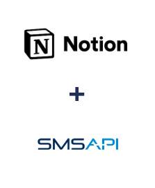 Notion ve SMSAPI entegrasyonu