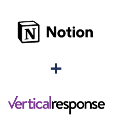 Notion ve VerticalResponse entegrasyonu