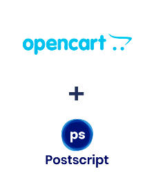 Opencart ve Postscript entegrasyonu