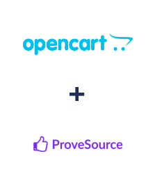 Opencart ve ProveSource entegrasyonu