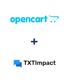 Opencart ve TXTImpact entegrasyonu