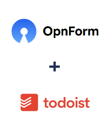 OpnForm ve Todoist entegrasyonu