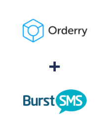 Orderry ve Burst SMS entegrasyonu