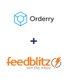 Orderry ve FeedBlitz entegrasyonu