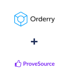 Orderry ve ProveSource entegrasyonu