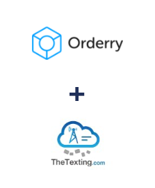 Orderry ve TheTexting entegrasyonu