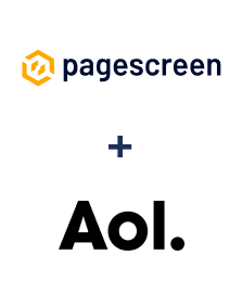 Pagescreen ve AOL entegrasyonu