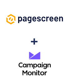 Pagescreen ve Campaign Monitor entegrasyonu