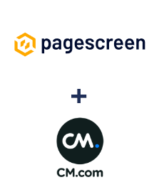 Pagescreen ve CM.com entegrasyonu