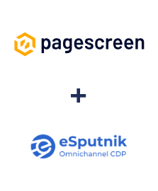 Pagescreen ve eSputnik entegrasyonu