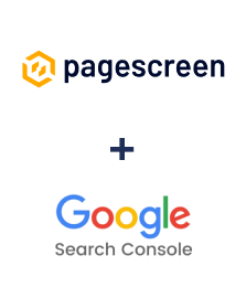 Pagescreen ve Google Search Console entegrasyonu