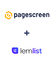 Pagescreen ve Lemlist entegrasyonu