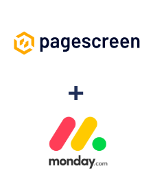 Pagescreen ve Monday.com entegrasyonu