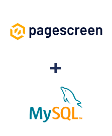 Pagescreen ve MySQL entegrasyonu