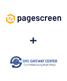 Pagescreen ve SMSGateway entegrasyonu