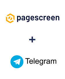 Pagescreen ve Telegram entegrasyonu