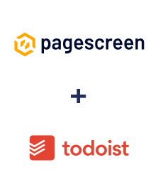 Pagescreen ve Todoist entegrasyonu