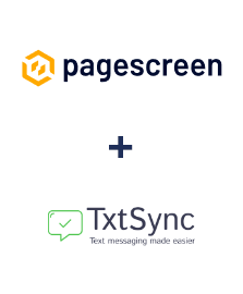 Pagescreen ve TxtSync entegrasyonu