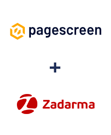 Pagescreen ve Zadarma entegrasyonu
