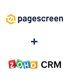 Pagescreen ve ZOHO CRM entegrasyonu